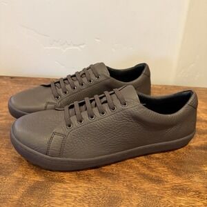 Birchbury Bramfords Barefoot Sneakers Size 12 Brown Pebbled Leather Minimalist